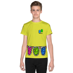 Domino Builder All-Over Youth T-Shirt